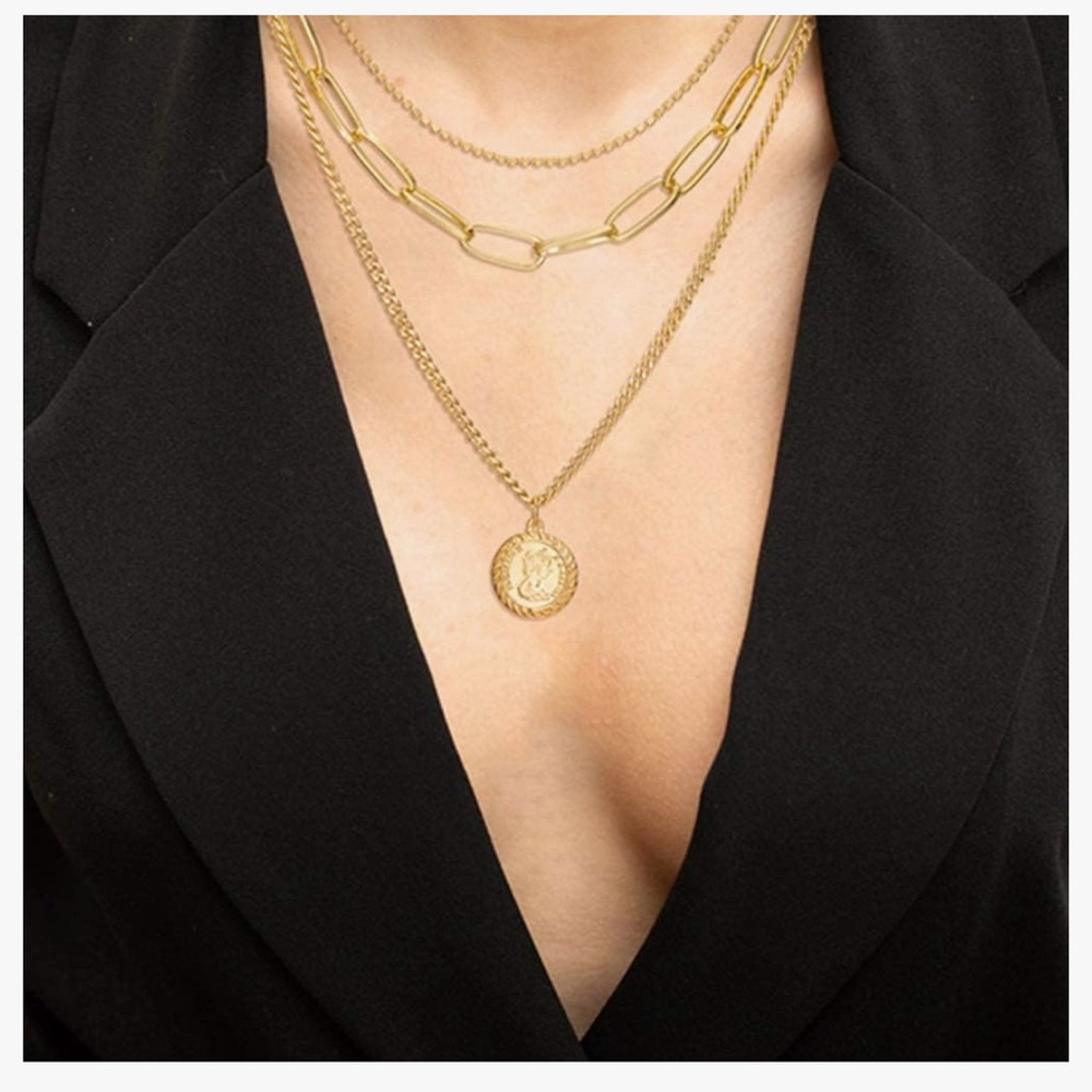 Gold Layered Coin Necklace